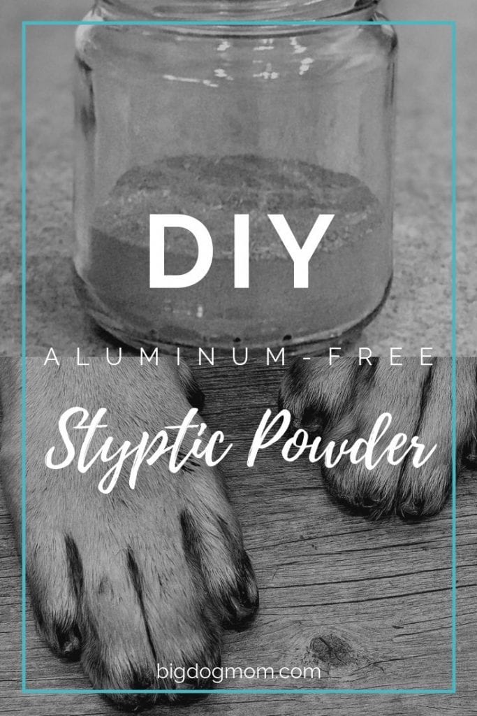 Homemade styptic hotsell powder for dogs